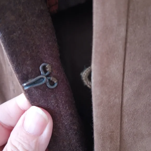 Lambskin Suede Midi Coat By HABSBURG 6 - Picture 6 of 11